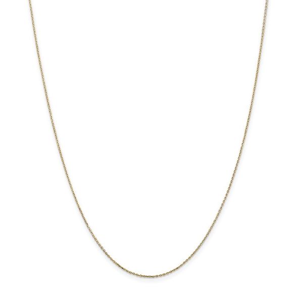 14k Yellow Gold U. of Tennessee Small 'VOLS' Necklace - 22 Inch - Picture 3 of 7